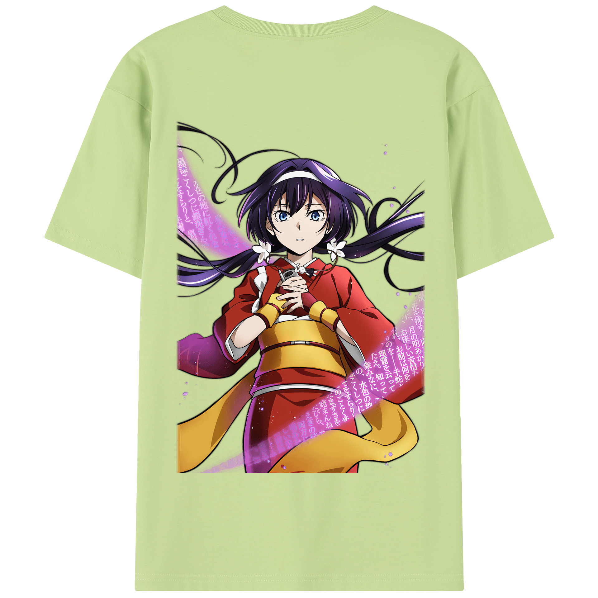 （画像用） 文豪ストレイドッグス Bungo Stray Dogs 綿100％半袖Tシャツ（背面プリント）